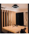 TIBET MINI * VENTILADOR PLAFÓN LED NEGRO CON MANDO